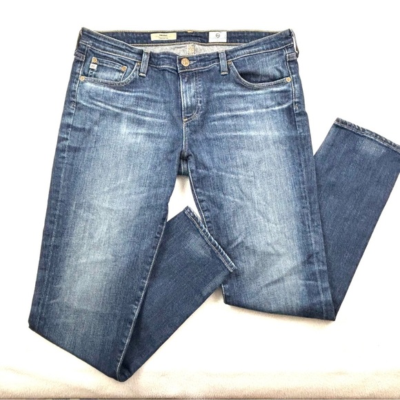 Adriano Goldschmied The Stilt Cigarette Leg Faded Cropped Ankle Jeans (32R) - Picture 1 of 15